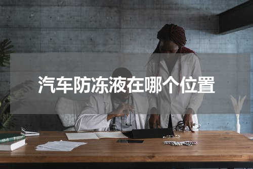 汽车防冻液在哪个位置