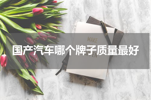 国产汽车哪个牌子质量最好