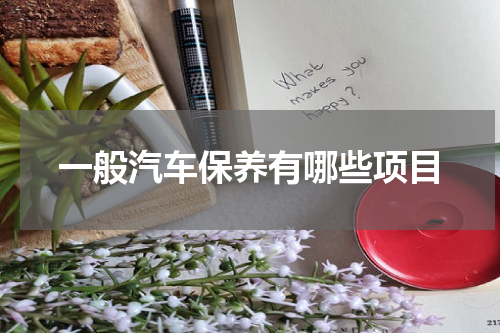 一般汽车保养有哪些项目