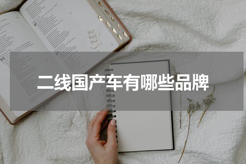 二线国产车有哪些品牌