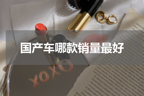 国产车哪款销量最好