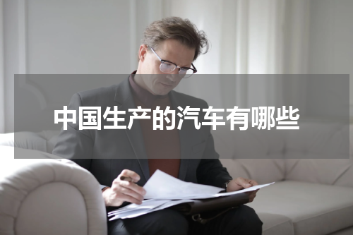 中国生产的汽车有哪些