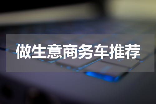 做生意商务车推荐