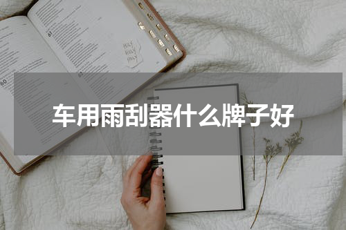 车用雨刮器什么牌子好