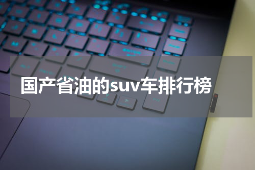 国产省油的suv车排行榜