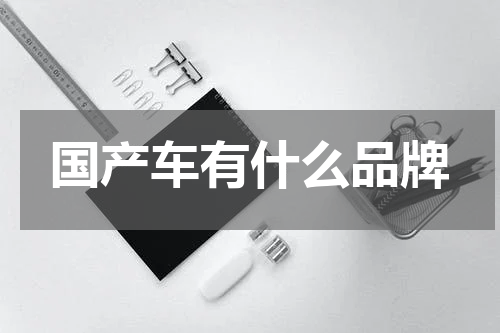 国产车有什么品牌