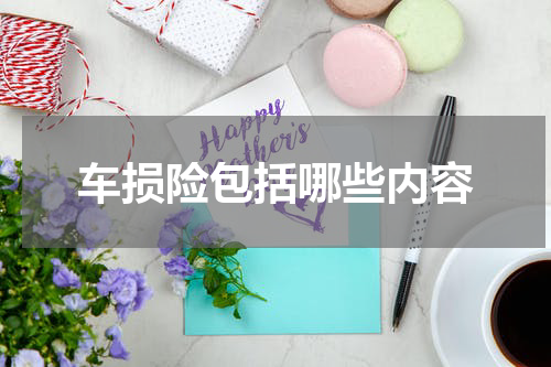 车损险包括哪些内容