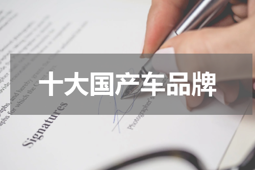 十大国产车品牌
