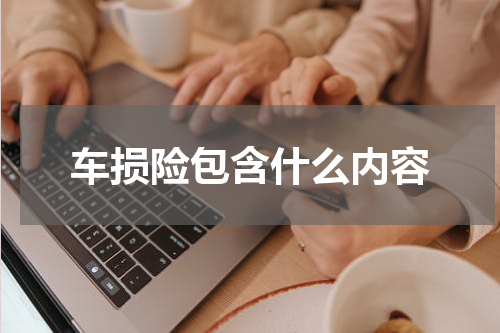 车损险包含什么内容