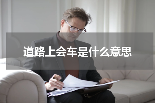道路上会车是什么意思