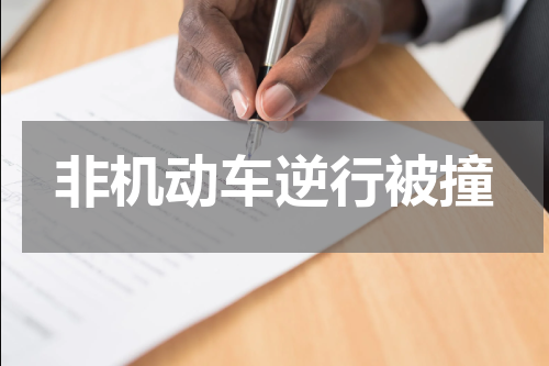 非机动车逆行被撞