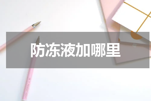 防冻液加哪里