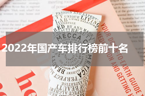 2022年国产车排行榜前十名