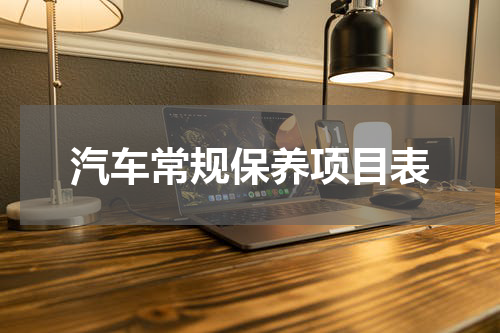 汽车常规保养项目表