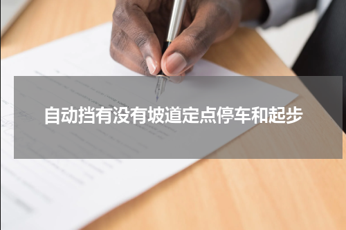 自动挡有没有坡道定点停车和起步
