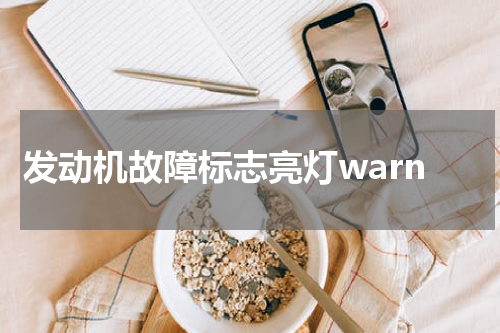 发动机故障标志亮灯warn