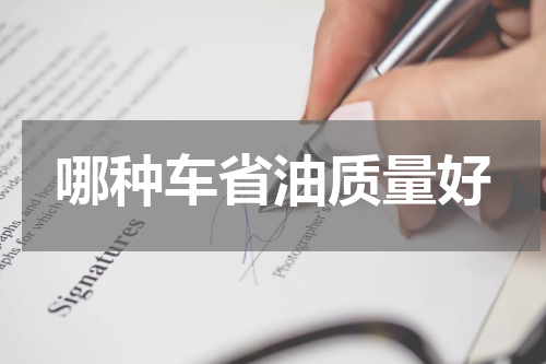 哪种车省油质量好