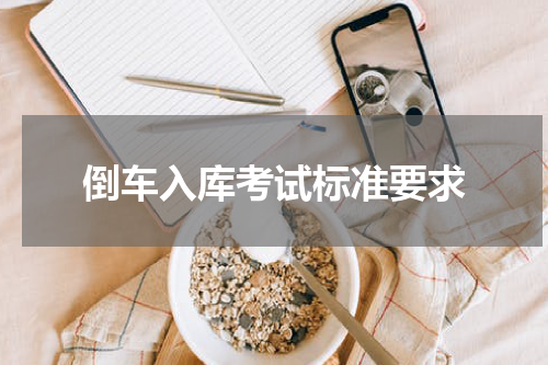 倒车入库考试标准要求