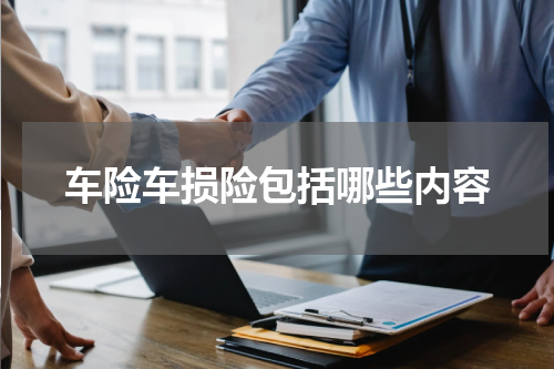 车险车损险包括哪些内容