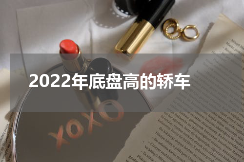 2022年底盘高的轿车