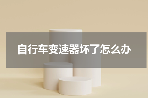 自行车变速器坏了怎么办