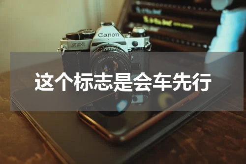 这个标志是会车先行