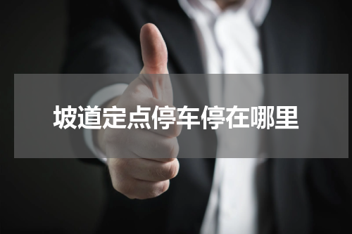 坡道定点停车停在哪里