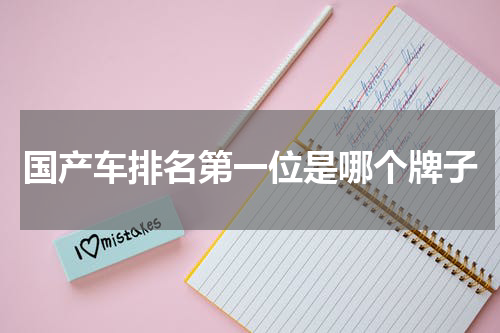 国产车排名第一位是哪个牌子