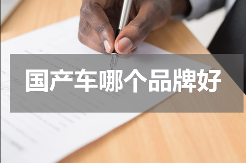 国产车哪个品牌好