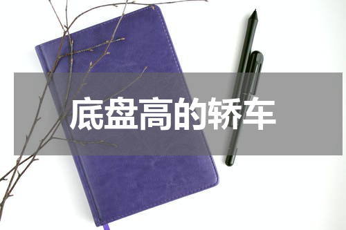 底盘高的轿车