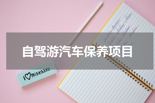 自驾游汽车保养项目
