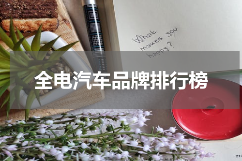 全电汽车品牌排行榜