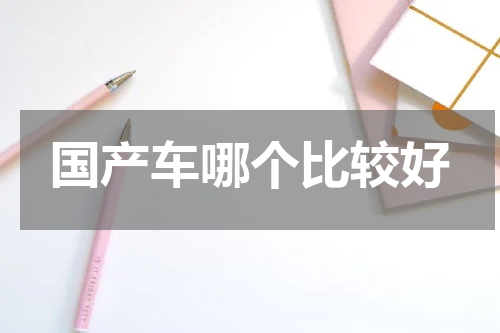 国产车哪个比较好