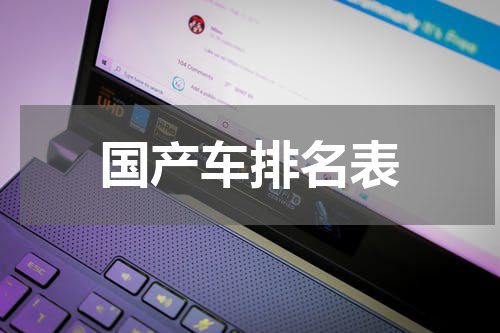 国产车排名表