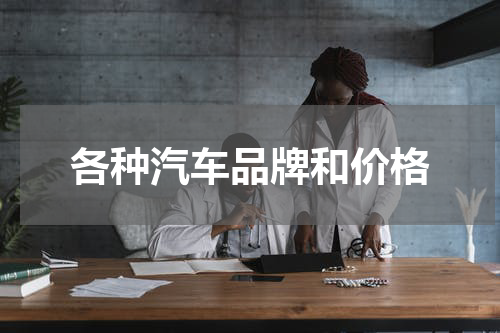 各种汽车品牌和价格