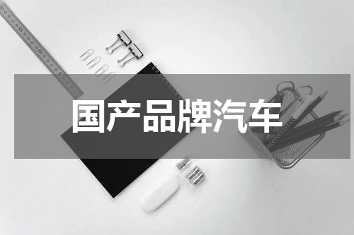 国产品牌汽车