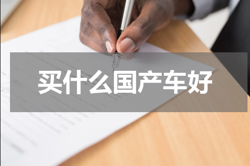 买什么国产车好