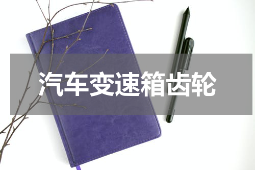 汽车变速箱齿轮