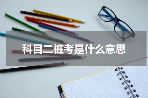 科目二桩考是什么意思