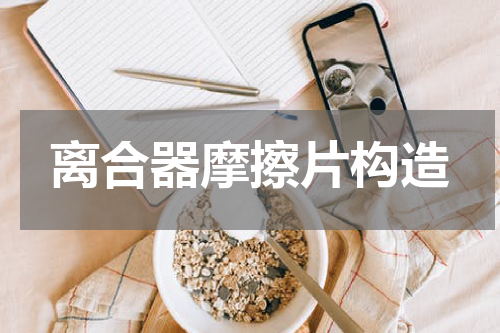 离合器摩擦片构造