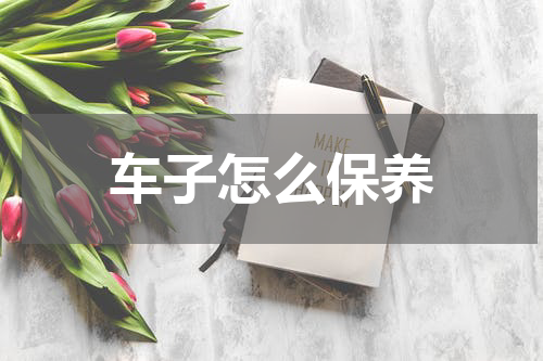 车子怎么保养
