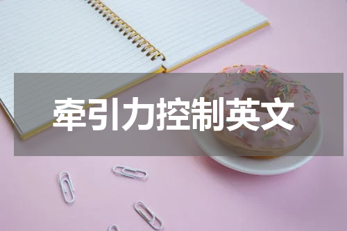 牵引力控制英文