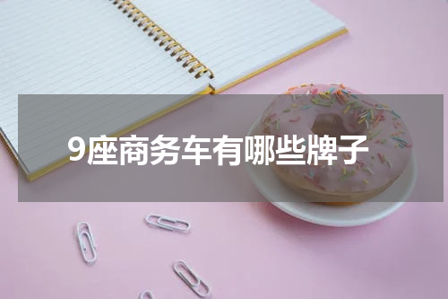 9座商务车有哪些牌子