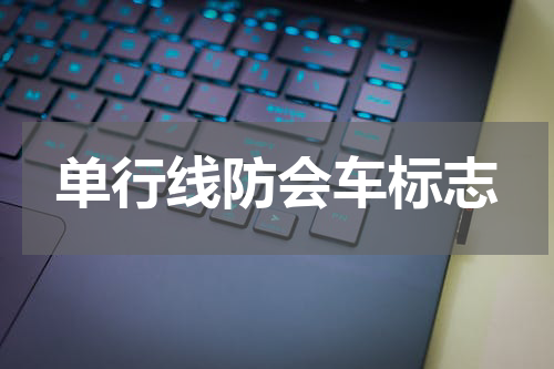 单行线防会车标志