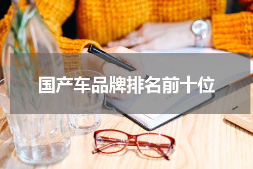 国产车品牌排名前十位