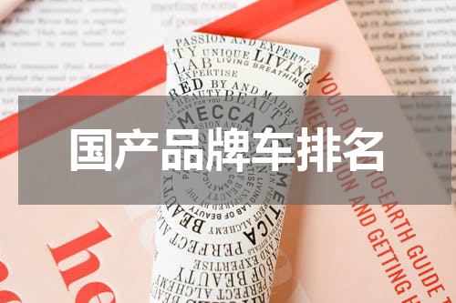 国产品牌车排名