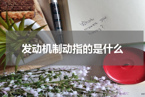 发动机制动指的是什么