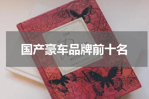 国产豪车品牌前十名