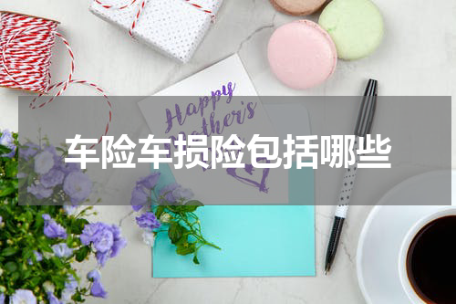 车险车损险包括哪些
