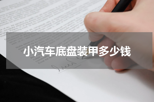 小汽车底盘装甲多少钱